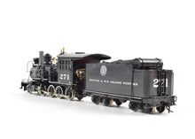 Load image into Gallery viewer, HOn3 Brass Westside Model Co. D&RGW - Denver & Rio Grande Western C-16 2-8-0 C/P #271 SoundTraxxTsunami DCC and Sound