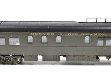 Load image into Gallery viewer, HO Brass NBL - North Bank Line D&RGW - Denver & Rio Grande Western "107" (2nd) Business Car Pullman Green - 1951-55