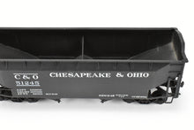 Load image into Gallery viewer, O Scale Brass US Hobbies C&O - Chesapeake & Ohio Offset Side Twin Hopper W/Peaked Ends CP No. 51245