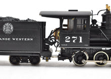 Load image into Gallery viewer, HOn3 Brass Westside Model Co. D&RGW - Denver & Rio Grande Western C-16 2-8-0 C/P #271 SoundTraxxTsunami DCC and Sound