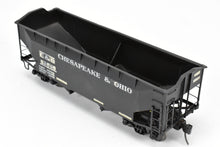 Load image into Gallery viewer, O Scale Brass US Hobbies C&O - Chesapeake & Ohio Offset Side Twin Hopper W/Peaked Ends CP No. 52546