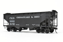 Load image into Gallery viewer, O Scale Brass US Hobbies C&O - Chesapeake & Ohio Offset Side Twin Hopper W/ Peaked Ends CP No. 52506