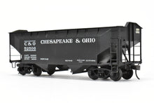 Load image into Gallery viewer, O Scale Brass US Hobbies C&O - Chesapeake & Ohio Offset Side Twin Hopper W/ Peaked Ends CP No. 52506
