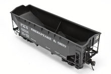 Load image into Gallery viewer, O Scale Brass US Hobbies C&O - Chesapeake & Ohio Offset Side Twin Hopper W/ Peaked Ends CP No. 52506