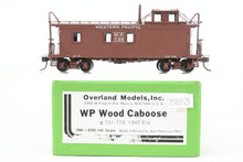 Load image into Gallery viewer, HO Brass OMI - Overland Models, Inc. WP - Western Pacific Wood Caboose 1945 Era Custom Painted