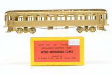 Load image into Gallery viewer, HO Brass Suydam SN - Sacramento Northern Niles Wood Interurban Coach Trailer