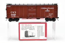 Load image into Gallery viewer, O Brass RYM - Rich Yoder Models C&O - Chesapeake and Ohio 1937 AAR Standard 40 foot Steel Sheathed Box Car Deco End FP No.5469