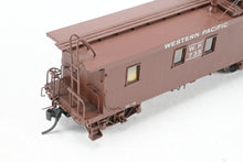 Load image into Gallery viewer, HO Brass OMI - Overland Models, Inc. WP - Western Pacific Wood Caboose 1945 Era Custom Painted