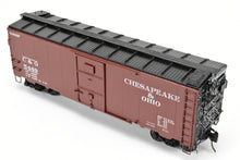 Load image into Gallery viewer, O Brass RYM - Rich Yoder Models C&O - Chesapeake and Ohio 1937 AAR Standard 40' Steel Sheathed Box Car Deco End FP No.5469
