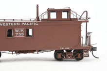Load image into Gallery viewer, HO Brass OMI - Overland Models, Inc. WP - Western Pacific Wood Caboose 1945 Era Custom Painted