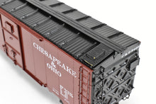 Load image into Gallery viewer, O Brass RYM - Rich Yoder Models C&O - Chesapeake and Ohio 1937 AAR Standard 40' Steel Sheathed Box Car Deco End FP No.5469