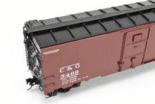 Load image into Gallery viewer, O Brass RYM - Rich Yoder Models C&O - Chesapeake and Ohio 1937 AAR Standard 40' Steel Sheathed Box Car Deco End FP No.5469