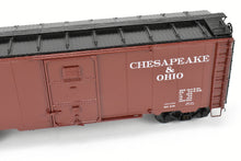 Load image into Gallery viewer, O Brass RYM - Rich Yoder Models C&O - Chesapeake and Ohio 1937 AAR Standard 40' Steel Sheathed Box Car Deco End FP No.5469