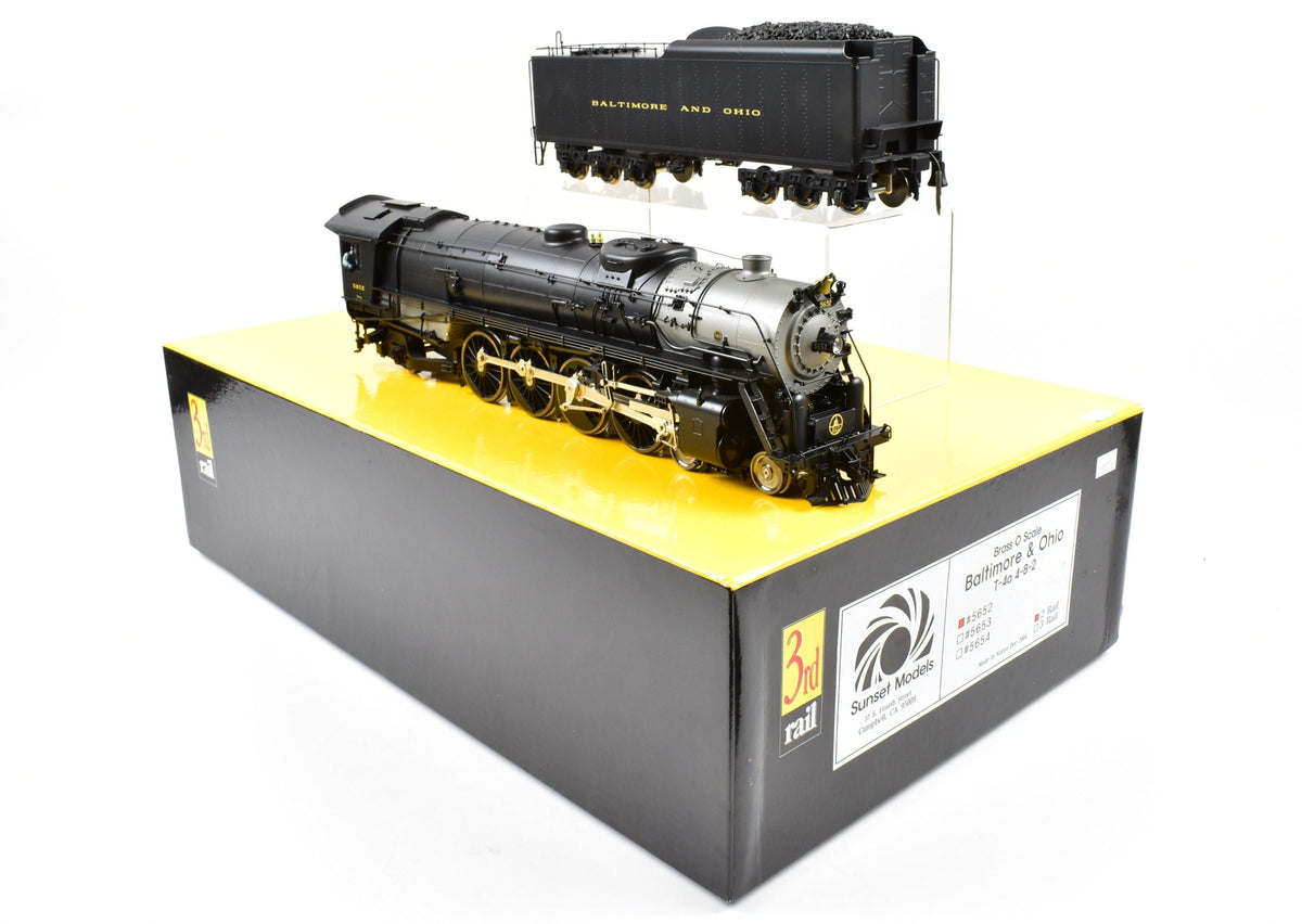 O Brass Sunset Models B&O Baltimore and Ohio T4A 4-8-2 FP #5652