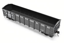 Load image into Gallery viewer, O Brass RYM - Rich Yoder Models C&O - Chesapeake and Ohio 40' Steel 50-Ton Coal Gondola FP No. 44575