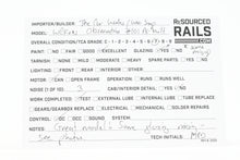 Load image into Gallery viewer, O Brass The Car Works WCF&N - Waterloo Cedar Falls and Northern Observation No. 101 (As Built) Powered, Factory Painted