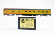 Load image into Gallery viewer, O Brass Wasatch Model Co. UP - Union Pacific AC&F Built 1949 "Western Series"  4 Double Bedroom, 12 Roomette Sleeper Pro-Painted "Western Sea"