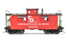 Load image into Gallery viewer, O Scale Wood Quality Craft C&O - Chesapeake & Ohio Wood Sheathed Caboose Pro-Built and Painted No. 90746