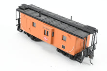 Load image into Gallery viewer, HO Lines West MILW - Milwaukee Road Thrall Bay Window Caboose Custom Built and Painted #992143 3D Printed Model REBOXX