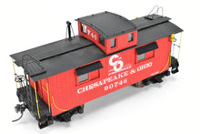 Load image into Gallery viewer, O Scale Wood Quality Craft C&O - Chesapeake & Ohio Wood Sheathed Caboose Pro-Built and Painted No. 90746