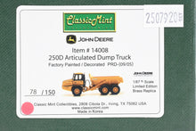 Load image into Gallery viewer, HO Brass CON CMC - Classic Mint Collectibles John Deere 250D Articulated Dump Truck Factory Painted