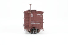 Load image into Gallery viewer, HOn3 Blackstone Models D&RGW - Denver & Rio Grande Western 30’ Economy Door Box Car Flying Grande Herald No. 3083