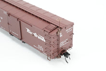 Load image into Gallery viewer, HOn3 Blackstone Models D&RGW - Denver & Rio Grande Western 30’ Economy Door Box Car Flying Grande Herald No. 3083