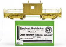 Load image into Gallery viewer, HO Brass OMI - Overland Models, Inc. GN - Great Northern Transfer Caboose X177-X180