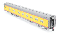 Load image into Gallery viewer, O Brass Wasatch Model Co. UP - Union Pacific AC&F Built 1949 "Western Series"  4 Double Bedroom, 12 Roomette Sleeper Pro-Painted "Western Sea"