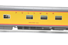 Load image into Gallery viewer, O Brass Wasatch Model Co. UP - Union Pacific AC&F Built 1949 "Western Series"  4 Double Bedroom, 12 Roomette Sleeper Pro-Painted "Western Sea"