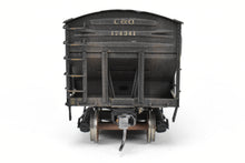 Load image into Gallery viewer, O Scale Brass NJ Custom Brass C&O - Chesapeake & Ohio 70 Ton Triple Hopper W/ Rounded Ends Class HT CP and Weathered
