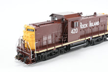 Load image into Gallery viewer, HO Brass OMI - Overland Models Inc. CRI&P - Rock Island C415 FP No. 420 Maroon w/Yellow Ends