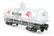 Load image into Gallery viewer, Gauge 1 - 1:24th Scale Brass PSC - Precision Scale Co. Various Roads UTLX Frameless Tank Car Factory Painted SOVX - Mobil Gas No. 78901