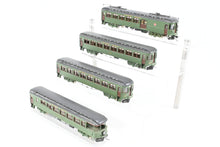 Load image into Gallery viewer, HO Brass Suydam SN - Sacramento Northern Niles Wood Interurban 4-Car Set Custom Painted REBOXX