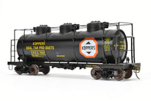 Load image into Gallery viewer, O Brass Max Gray Various Roads 3-Dome Tank Car CP KPCX 1937 Koppers Coal Tar Products NOB