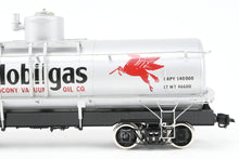 Load image into Gallery viewer, Gauge 1 - 1:24th Scale Brass PSC - Precision Scale Co. Various Roads UTLX Frameless Tank Car Factory Painted SOVX - Mobil Gas No. 78901
