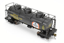 Load image into Gallery viewer, O Brass Max Gray Various Roads 3-Dome Tank Car CP KPCX 1937 Koppers Coal Tar Products NOB