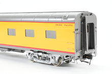 Load image into Gallery viewer, O Brass Wasatch Model Co. UP - Union Pacific AC&F Built 1950 "Western Series"  4 Double Bedroom, 12 Roomette Sleeper Pro-Painted "Western Adventure"