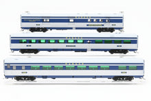 Load image into Gallery viewer, HO NEW Brass NBL - North Bank Line WAB - Wabash COKC - City of Kansas City 7-Car Set, Mid 1950's Factory Painted & Lighted