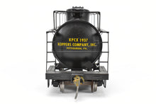 Load image into Gallery viewer, O Brass Max Gray Various Roads 3-Dome Tank Car CP KPCX 1937 Koppers Coal Tar Products NOB