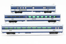 Load image into Gallery viewer, HO NEW Brass NBL - North Bank Line WAB - Wabash COKC - City of Kansas City 7-Car Set, Mid 1950's Factory Painted & Lighted