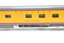 Load image into Gallery viewer, O Brass Wasatch Model Co. UP - Union Pacific AC&F Built 1950 "Western Series"  4 Double Bedroom, 12 Roomette Sleeper Pro-Painted "Western Adventure"
