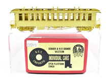 Load image into Gallery viewer, HOn3 Brass Key Imports D&RGW - Denver & Rio Grande Western Open Platform Coach
