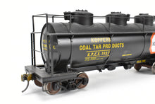 Load image into Gallery viewer, O Brass Max Gray Various Roads 3-Dome Tank Car CP KPCX 1937 Koppers Coal Tar Products NOB