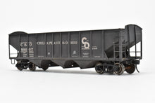 Load image into Gallery viewer, O Scale Brass US Hobbies C&O - Chesapeake & Ohio ACF Welded Triple Hopper Custom Painted No. 99007 NO ORIGINAL BOX