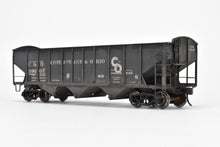 Load image into Gallery viewer, O Scale Brass US Hobbies C&O - Chesapeake & Ohio ACF Welded Triple Hopper Custom Painted No. 99007 NO ORIGINAL BOX