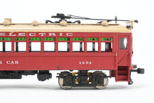 Load image into Gallery viewer, HO Brass Suydam PE - Pacific Electric "Sled" Interurban Coach Unpowered Trailer Custom Painted No. 1254 REBOXX