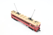 Load image into Gallery viewer, HO Brass Suydam PE - Pacific Electric "Sled" Interurban Coach Unpowered Trailer Custom Painted No. 1254 REBOXX