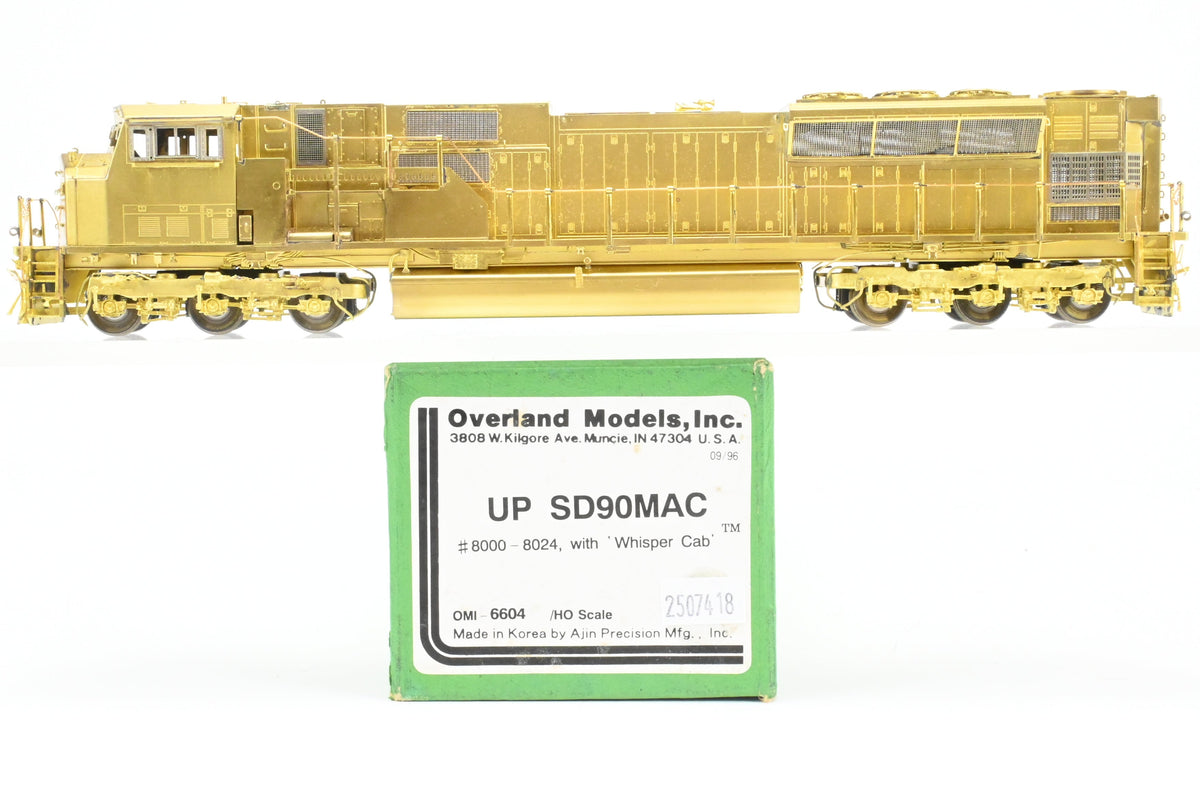 HO Brass OMI - Overland Models, Inc. UP - Union Pacific EMD