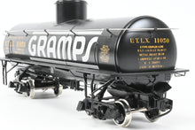 Load image into Gallery viewer, Gauge 1 - 1:24th Scale Brass PSC - Precision Scale Co. Various Roads UTLX Frameless Tank Car Factory Painted "Gramps” No. 11050